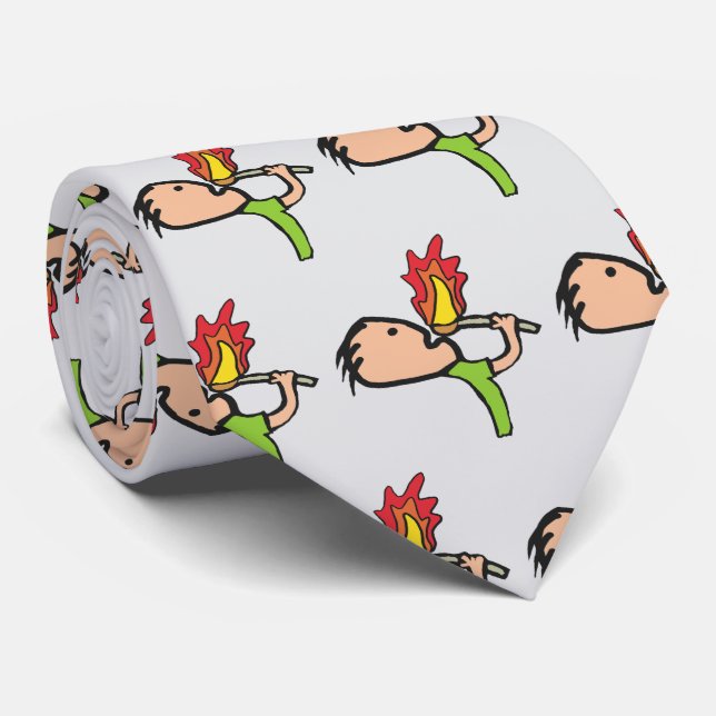 Fire Eating Krawatte (Gerollt)
