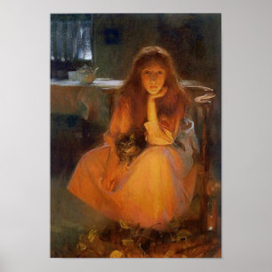 Fire Fancies von Hacker Poster