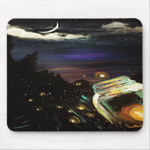 Fire Fly Sky Mousepad