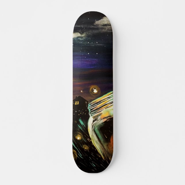 Fire Fly Sky Skateboard (Vorne)