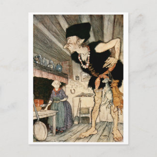 Fire-fo-fum, ich rieche das Blut eines Engländers Postkarte