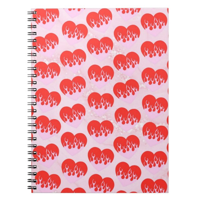 Fire Heart Notizblock (Vorderseite)