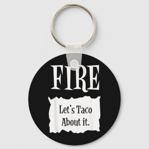 FIRE - Heißes Packet Halloween-Taco-Kostüm Schlüsselanhänger