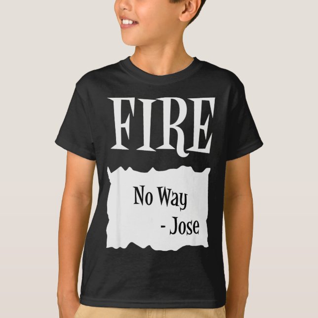 Fire - Hot Packet Halloween Taco Costume  T-Shirt (Vorderseite)