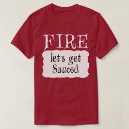 FIRE Hot Packet Halloween Taco Kostüm T-Shirt