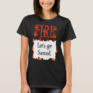 FIRE Hot Packet Halloween Taco Kostüm T-Shirt