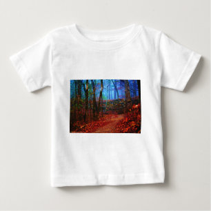 Fire & Ice Forest Oil Painting Geschenke Bekleidun Baby T-shirt