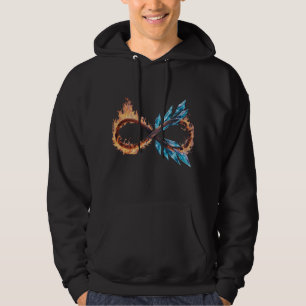 Fire & Ice Infinity Men's Basic Hooded Sweatshirt