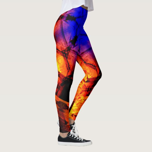 Fire&Ice Mandala Leggings (Rechts)