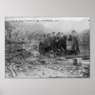 FIRE in Polo Grounds, New York 1911 Poster