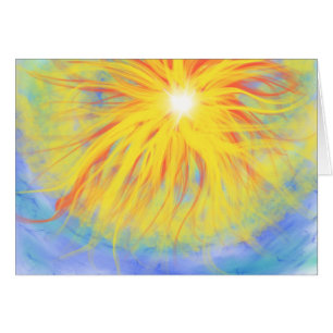 Fire In the Sky Christian Worship Art Painting 