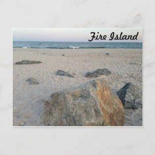 Fire Island Beach Postkarte