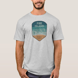 Fire Island National Seashore New York Seaguls T-Shirt