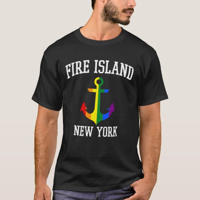 Fire Island New York Brookhaven Babylon Islip T-Shirt (Vorderseite)
