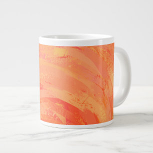 Fire Lake Orange Swirl Jumbo-Tasse