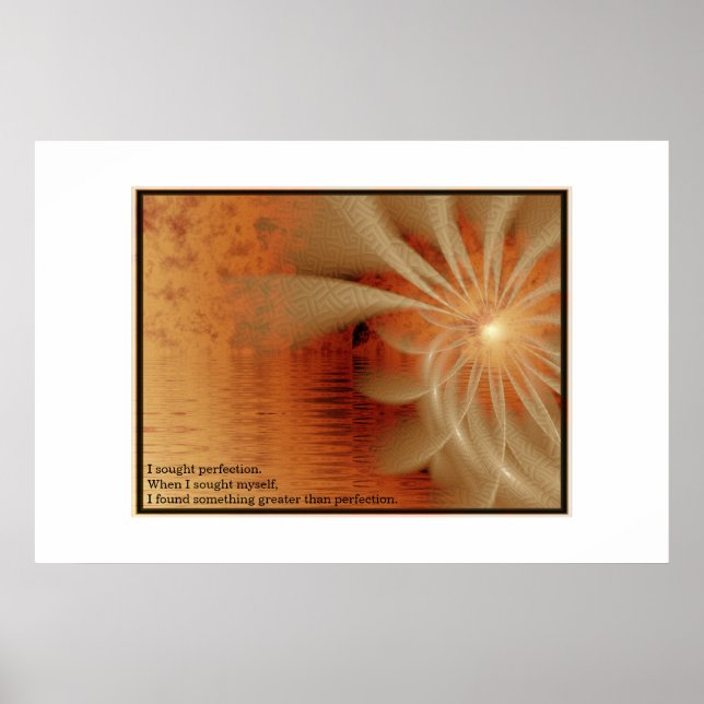 Fire Lake Spiral Poster (Vorne)