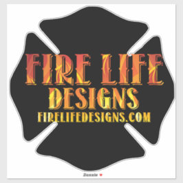 FIRE-LIFE-DESIGNS - Logo 1 Aufkleber