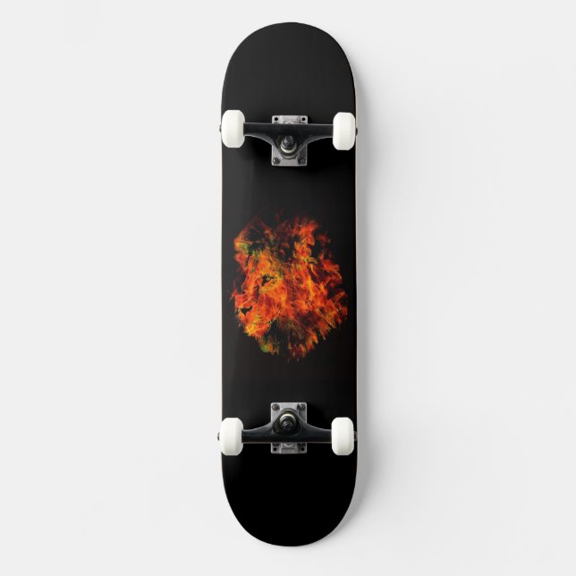Fire Lion Skateboard (Vorderseite)