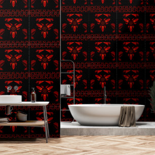 Fire Lotus Scarlet Red 1 Tapete