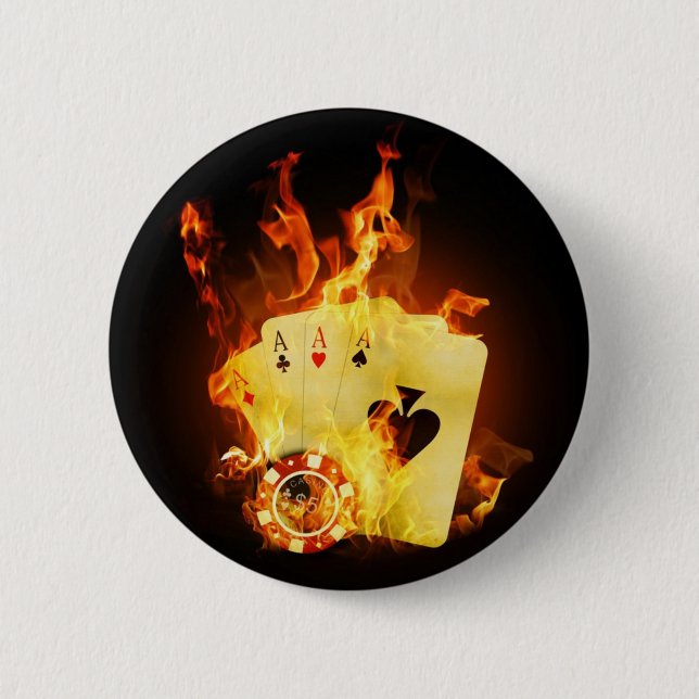 Fire Poker Button (Vorderseite)