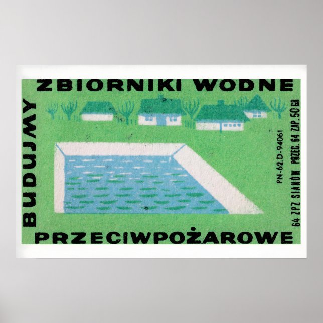 Fire Protection - Matchbox Print - Aesthetic Wall Poster (Vorne)