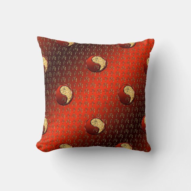 Fire Rat Duvet Cover Kissen (Vorderseite)