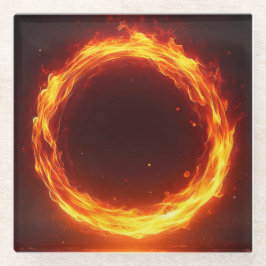 fire ring glasuntersetzer