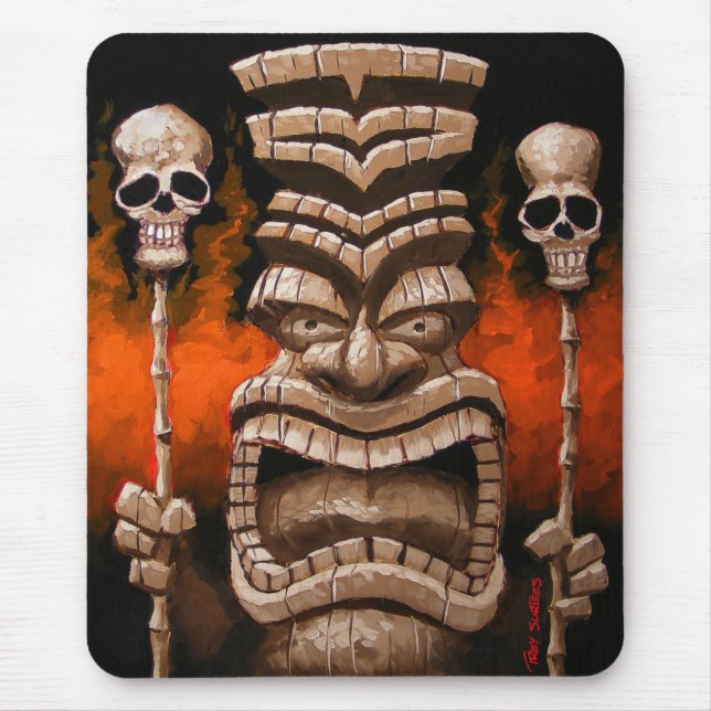 Fire Tiki Mousepad (Vorne)