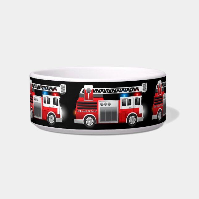 Fire Truck Napf (Links)
