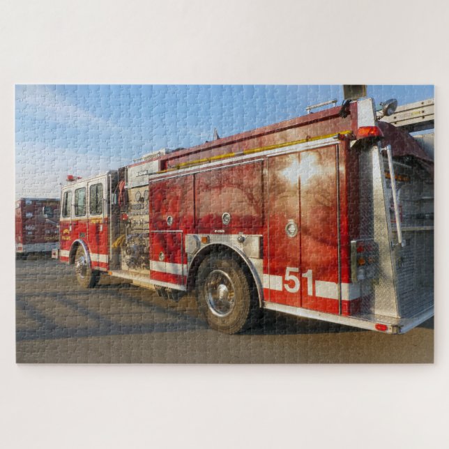 Fire Truck Puzzle (Horizontal)