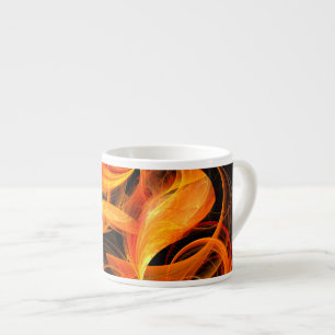 Fireball Abstrakt Art Espresso Tasse