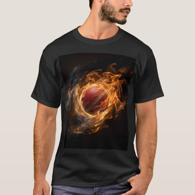 Fireball T20 Cricket Graphic Shirt (Vorderseite)