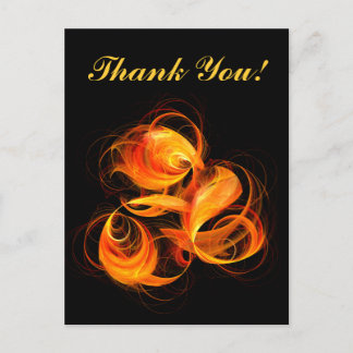 Fireball Vielen Dank Postkarte