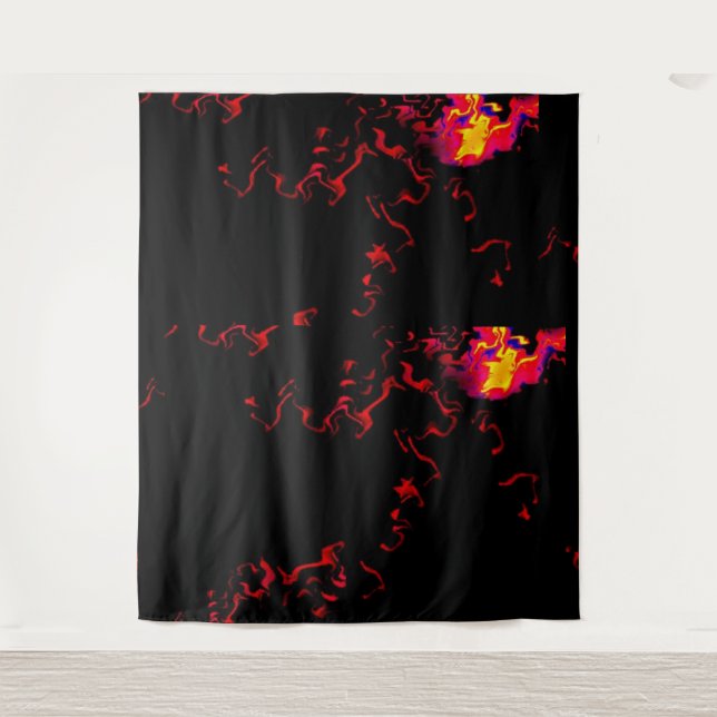 Fireballs Tapestry Wandteppich (Vorderseite)