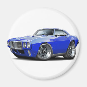 Firebird Blau-Auto 1969 Magnet