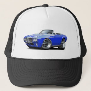 Firebird blaues Kabriolett 1969 Truckerkappe