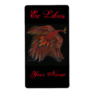 Firebird-Buchungsplatte Aufkleber-Rechteck