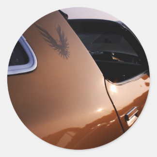 Firebird Gold Runder Aufkleber