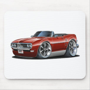 Firebird kastanienbraunes Kabriolett 1968 Mousepad