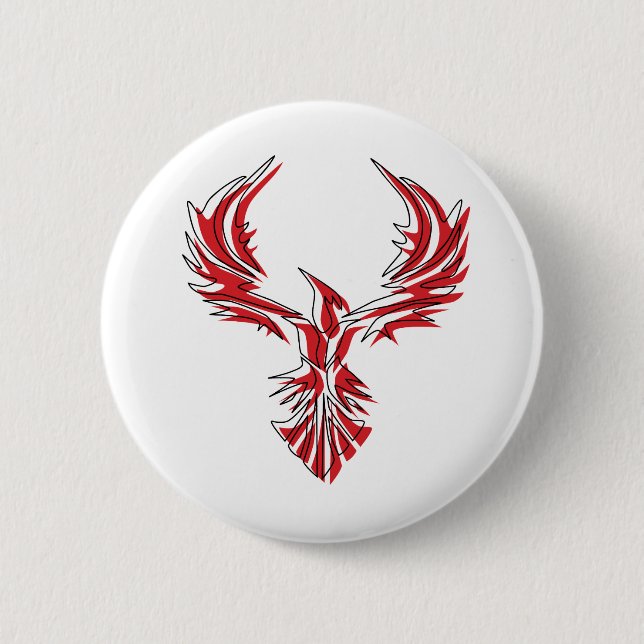Firebird - Phoenix Button (Vorderseite)