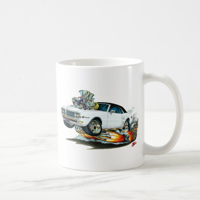 Firebird Weiß-Schwarze Spitze 1967-68 Tasse (Rechts)