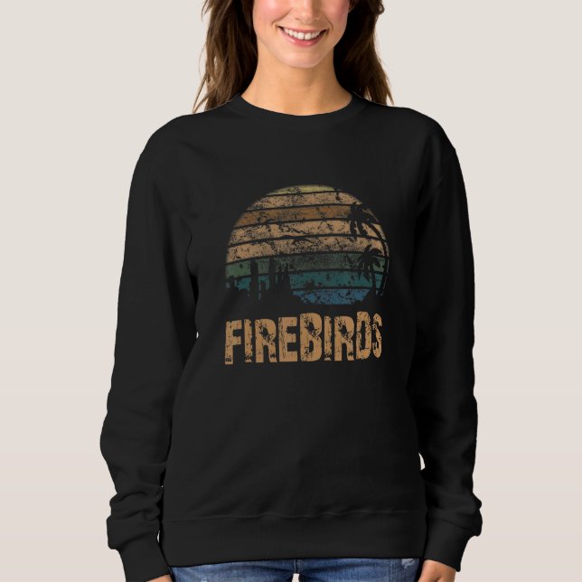 Firebirds Vintage Sunset Distressed Sweatshirt (Vorderseite)