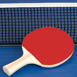 Firebrick Red Solid Color Tischtennis Schläger