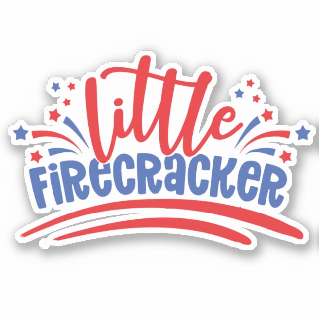 Firecracker 4. Juli Aufkleber (Vorderseite)