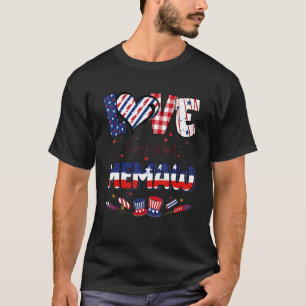 Firecracker American Flag Proud Liebe genannt T-Shirt