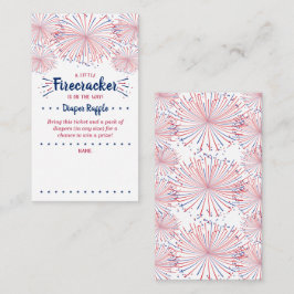 Firecracker unterwegs! Babydusche am 4. Juli Begleitkarte