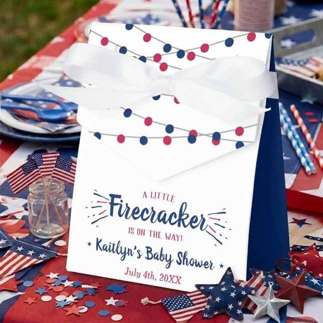Firecracker unterwegs! Babydusche am 4. Juli Geschenkschachtel (Von Creator hochgeladen)