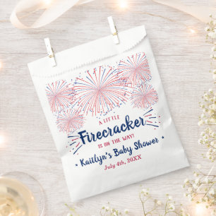 Firecracker unterwegs! Babydusche am 4. Juli Geschenktütchen