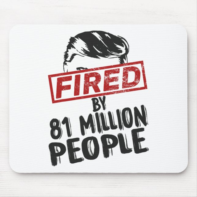 Fired Vote Harris Waltz 2024 Kamala für Präsident Mousepad (Vorne)