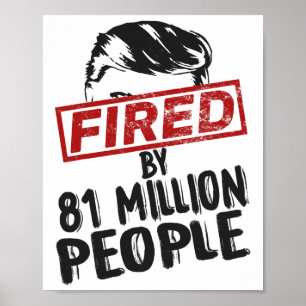 Fired Vote Harris Waltz 2024 Kamala für Präsident Poster